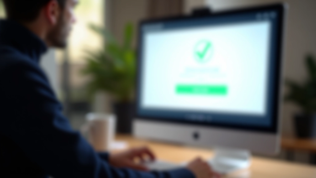 Schermata di completamento di un ordine con messaggio di successo e icona di spunta verde