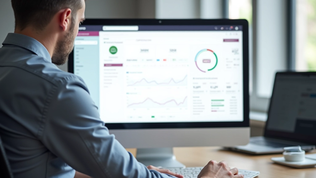 Schermo di computer mostra pannello di controllo WooCommerce con grafici di vendita e gestione ordini